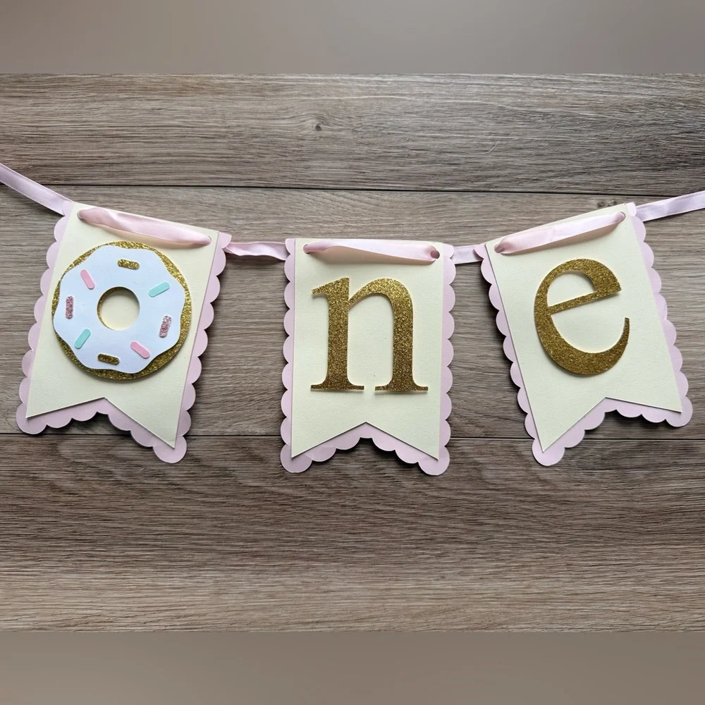 🎂“Sweet One” First Birthday Banner and Highchair Banner